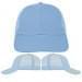 Light Blue-Light Blue Meshback Snapback Dad Cap, Virtual Image