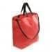 USA Made Duck Canvas Shoulder Carry Totes, Red-Black, 7001794-AER