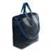 USA Made Duck Canvas Shoulder Carry Totes, Black-Navy, 7001794-AHZ