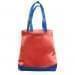 USA Made Duck Canvas Promo Boat Totes, Red-Royal, 7011000-AE3