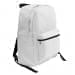 USA Made Nylon Poly Standard Backpacks, White-White, 8000-A3P
