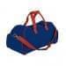 USA Made Nylon Poly Weekender Duffles, Royal Blue-Red, 8001017-A0L