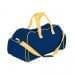 USA Made Nylon Poly Weekender Duffles, Royal Blue-Gold, 8001017-A0Q