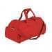 USA Made Nylon Poly Weekender Duffles, Red-Red, 8001017-AZL