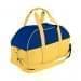 USA Made Nylon Poly Overnight Duffel Bags, Royal Blue-Gold, 8001306-A05