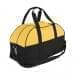 USA Made Nylon Poly Overnight Duffel Bags, Gold-Black, 8001306-A4R
