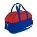 USA Made Nylon Poly Overnight Duffel Bags, Red-Royal Blue, 8001306-AZ3