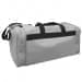 USA Made Poly Travel Carry On Duffels, Grey-Black, 8006729-02-A1R