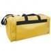 USA Made Poly Travel Carry On Duffels, Gold-Black, 8006729-02-A4R