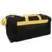USA Made Poly Travel Carry On Duffels, Black-Gold, 8006729-02-AO5