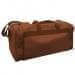 USA Made Poly Travel Carry On Duffels, Brown-Brown, 8006729-02-APS