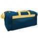 USA Made Poly Travel Carry On Duffels, Navy-Gold, 8006729-02-AW5