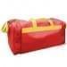 USA Made Poly Travel Carry On Duffels, Red-Gold, 8006729-02-AZ5