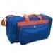 USA Made Poly Vacation Carryon Duffel Bags, Royal Blue-Orange, 8006729-A00