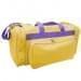 USA Made Poly Vacation Carryon Duffel Bags, Gold-Purple, 8006729-A41