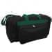 USA Made Poly Vacation Carryon Duffel Bags, Black-Hunter Green, 8006729-AOV