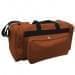 USA Made Poly Vacation Carryon Duffel Bags, Brown-Black, 8006729-APR