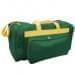 USA Made Poly Vacation Carryon Duffel Bags, Hunter Green-Gold, 8006729-AS5