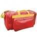 USA Made Poly Vacation Carryon Duffel Bags, Red-Gold, 8006729-AZ5