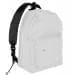 USA Made Nylon Poly Backpack Knapsacks, White-Black, 8960-A3R