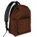 USA Made Nylon Poly Backpack Knapsacks, Brown-Black, 8960-APR