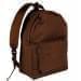 USA Made Nylon Poly Backpack Knapsacks, Brown-Brown, 8960-APS