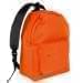 USA Made Nylon Poly Backpack Knapsacks, Orange-Black, 8960-AXR
