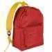 USA Made Nylon Poly Backpack Knapsacks, Red-Gold, 8960-AZ5