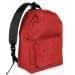 USA Made Nylon Poly Backpack Knapsacks, Red-Black, 8960-AZR