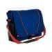 USA Made Nylon Poly Shoulder Bike Bags, Royal Blue-Red, 9001197-A02