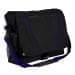 USA Made Nylon Poly Shoulder Bike Bags, Black-Purple, 9001197-AO1
