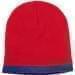 USA Made Knit Stripe Beanie Red Navy,  99B824-RED-NVY