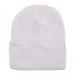 USA Made Solid Knit Ski Hat White,  99C176-WHT