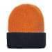 USA Made Knit Cuff Hat Orange Black,  99C244-BOR-BLK