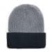 USA Made Knit Cuff Hat Grey Black,  99C244-GRY-BLK