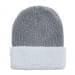 USA Made Knit Cuff Hat Grey White,  99C244-GRY-WHT