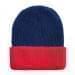 USA Made Knit Cuff Hat Navy Red,  99C244-NVY-RED