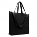 USA Made Black Deluxe Dyed Canvas Shoulder Strap Tote 3Q