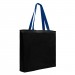 USA Made Black/Royal Dyed Canvas T Bottom Long Handles 3Q
