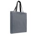 USA Made Gray/Black Zipper Top Dyed Canvas Gusset 3Q