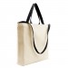 USA Made Natural/Black Deluxe Natural Canvas Shoulder Strap Gusset 3Q