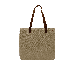 USA Made Natural Leather Handle Zipper Pocket Natural Canvas Tote USA Made Natural Leather Handle Zipper Pocket Natural Canvas Tote