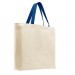 USA Made Natural/Royal 10 oz. Natural Hanging Pocket T Bottom 3Q