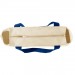 USA Made Natural/Royal Zipper Top Natural Canvas Gusset Zipper Top