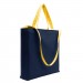 USA Made Navy/Gold Deluxe Dyed Canvas Shoulder Strap Gusset 3Q USA Made Navy/Gold Deluxe Dyed Canvas Shoulder Strap Gusset 3Q