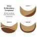 Khaki-Brown Meshback Snapback Dad Cap, Visor Applique