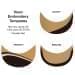 Khaki-Black Eyelets Mesh Back Snapback Prostyle, Visor Applique