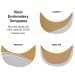 Khaki-White Meshback Velcro Trucker, Visor Applique