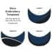 Navy-Dark Gray Meshback Velcro Lowstyle, Visor Applique