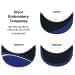 Dark Gray-Royal Blue Meshback Snapback Flat Brim, Visor Applique
